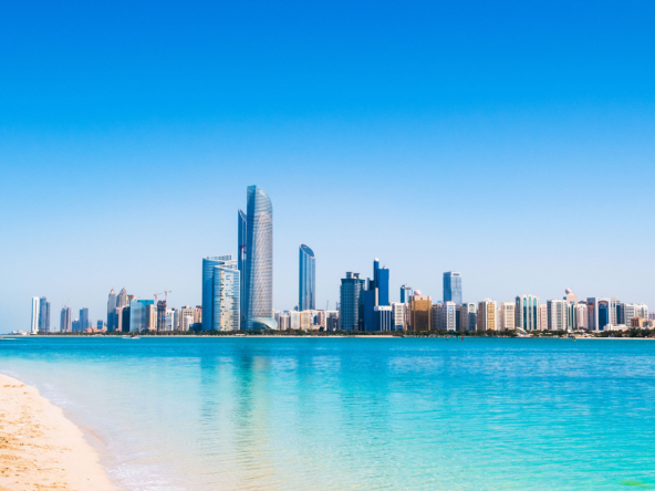 Seaside view of Dubai