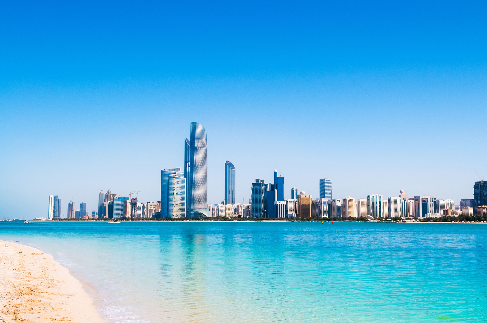 Seaside view of Dubai