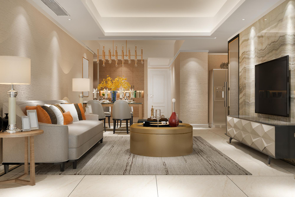 Luxurious TV lounge in Dubai