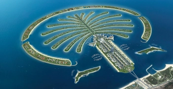 Palm Jumeirah in Dubai, UAE